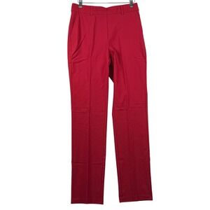 NWT Rafaella 4 Fit to Flatter Millennium Stretch Pull On Pants Rio Red Holiday